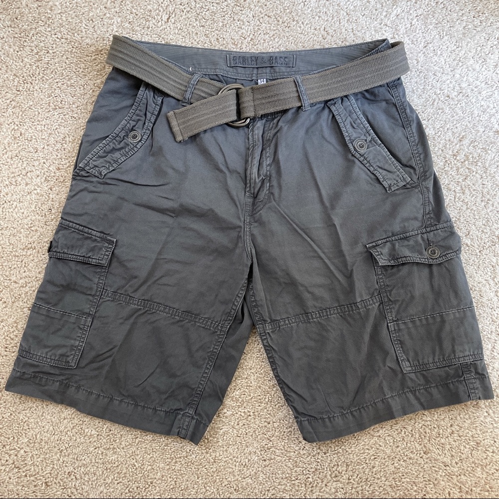 Dark grey cargo shorts LIKE NEW!